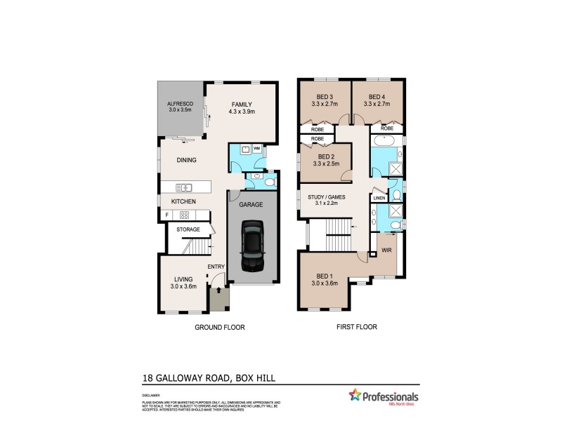 18 Galloway Road, Box Hill NSW 2765 Floorplan