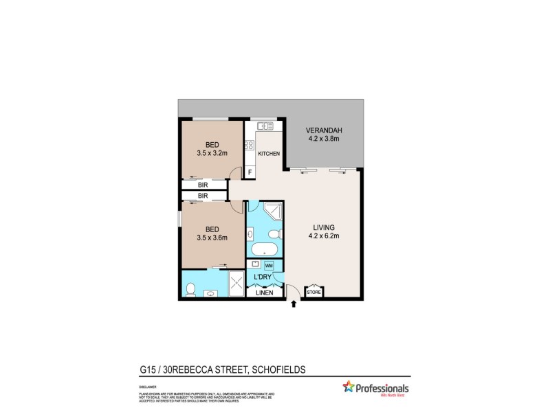 G15/30 Rebecca Street, Schofields NSW 2762 Floorplan