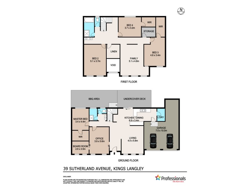 39 Sutherland Avenue, Kings Langley NSW 2147 Floorplan