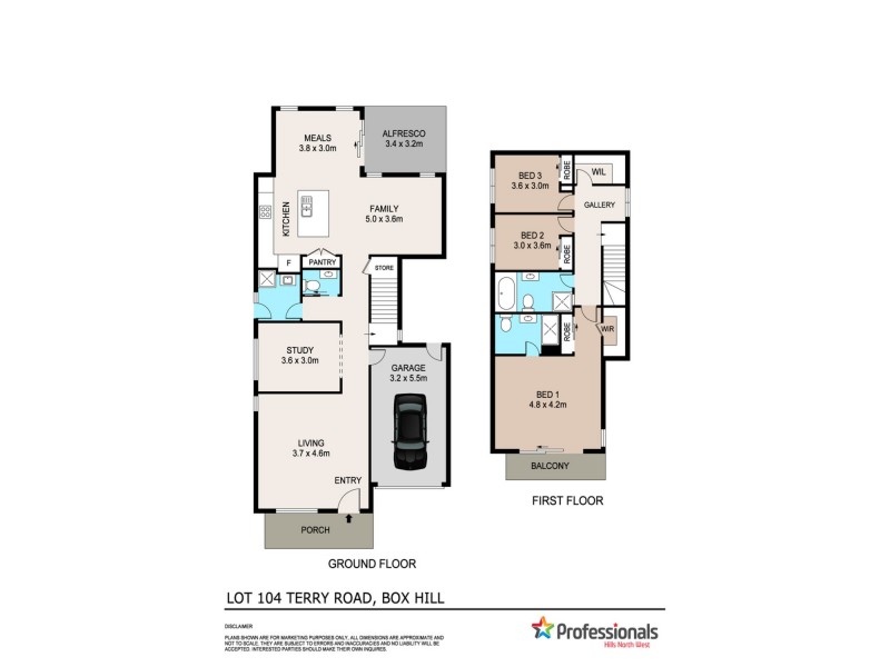 Lot 104 Terry Road, Box Hill NSW 2765 Floorplan