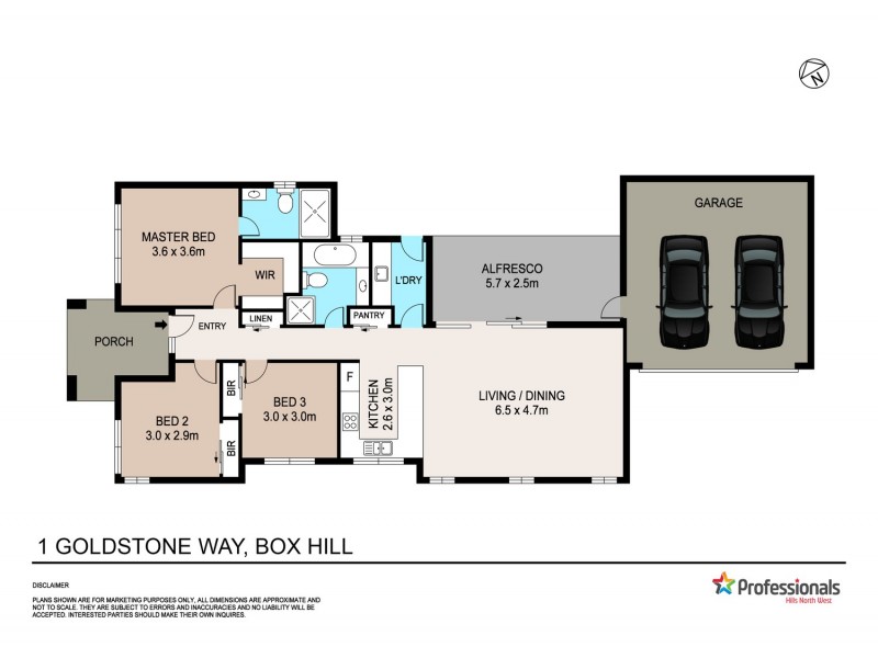 1 Goldstone Way, Box Hill NSW 2765 Floorplan
