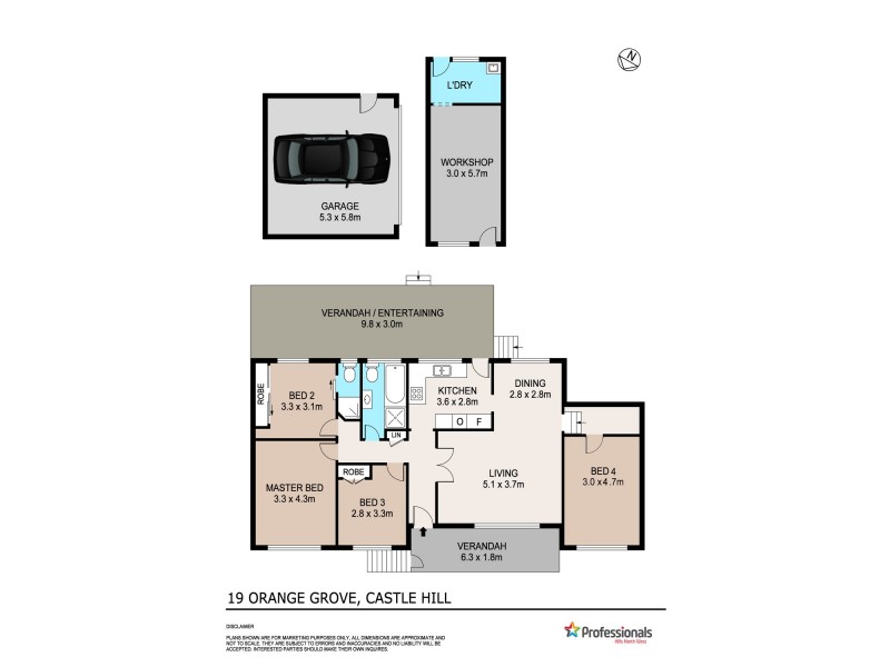 19 Orange Grove, Castle Hill NSW 2154 Floorplan