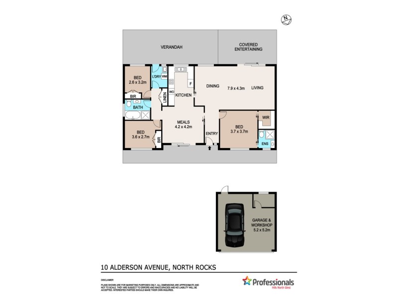 10 Alderson Avenue, North Rocks NSW 2151 Floorplan