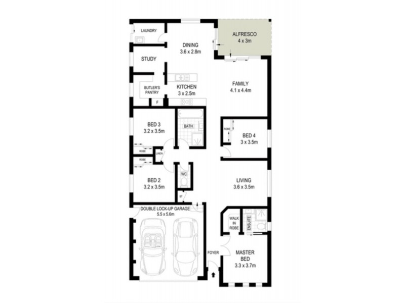 41 Cranbourne Street, Riverstone NSW 2765 Floorplan