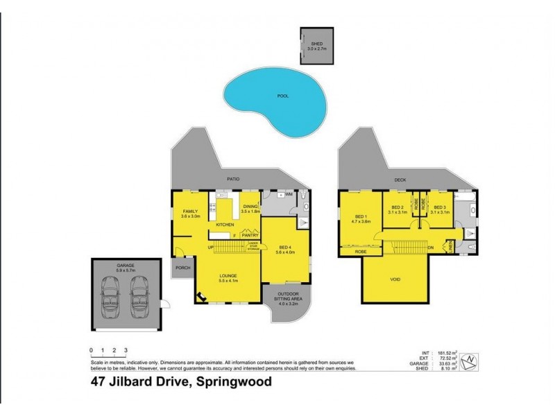 47 Jilbard Drive, Springwood QLD 4127 Floorplan