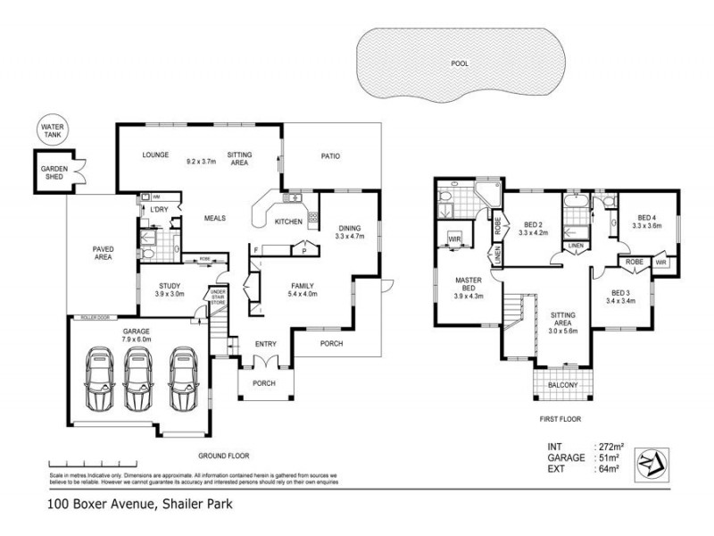 98-100 Boxer Avenue, Shailer Park QLD 4128 Floorplan