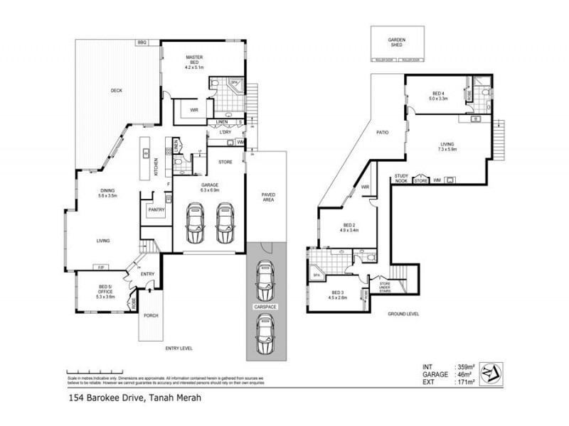 154 Barokee Drive, Tanah Merah QLD 4128 Floorplan