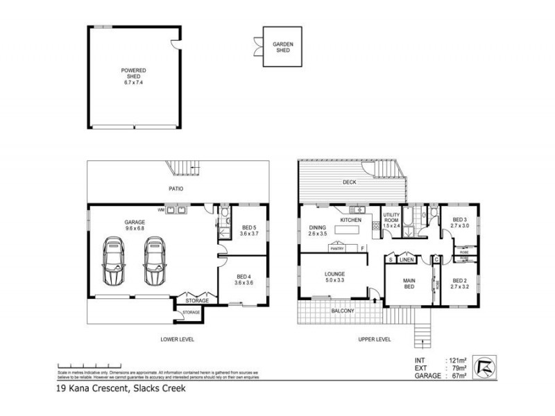 19 Kana Crescent, Slacks Creek QLD 4127 Floorplan