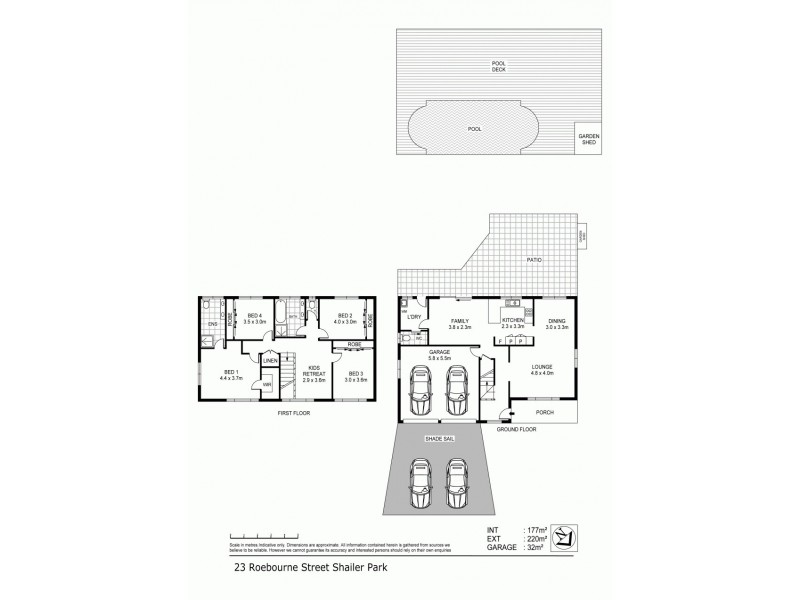 23 Roebourne Court, Shailer Park QLD 4128 Floorplan