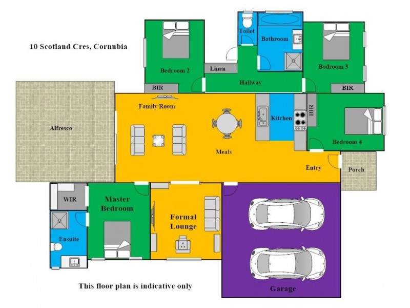 10 Scotland Crescent, Cornubia QLD 4130 Floorplan