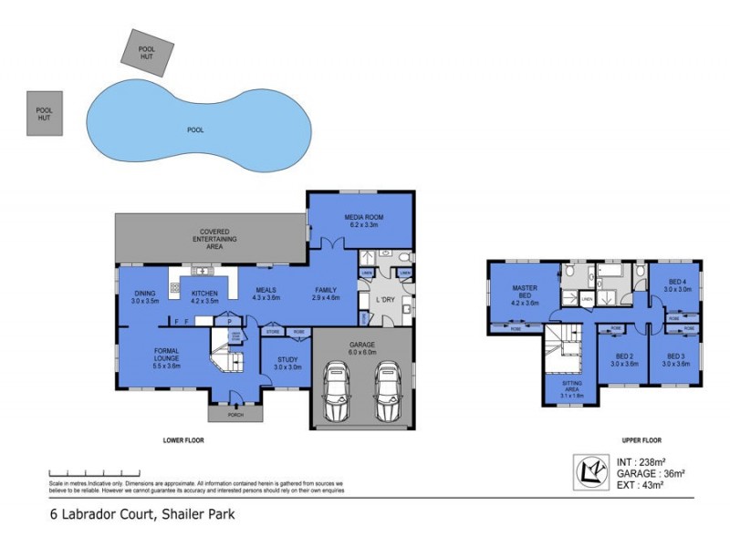 6 Labrador Court, Shailer Park QLD 4128 Floorplan