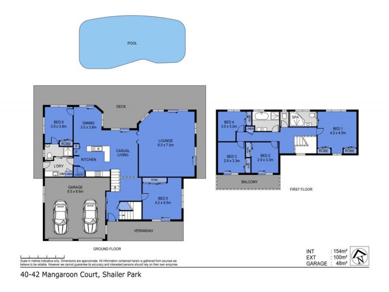 40-42 Mangaroon Court, Shailer Park QLD 4128 Floorplan