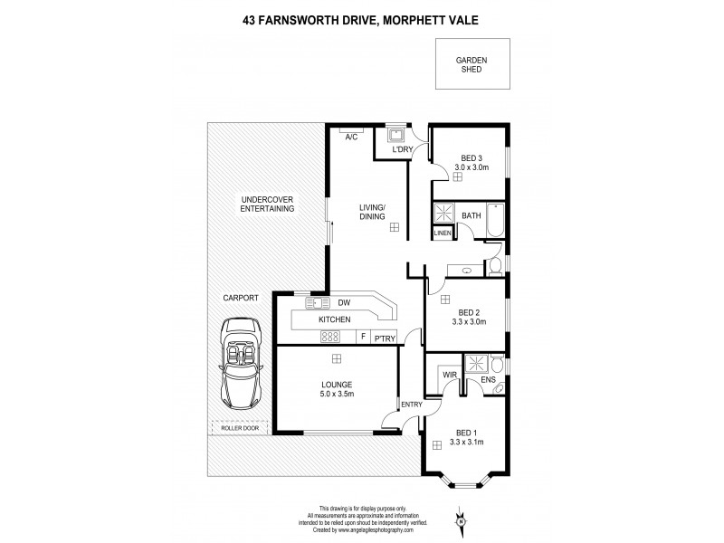 43 Farnsworth Drive, Morphett Vale SA 5162 Floorplan