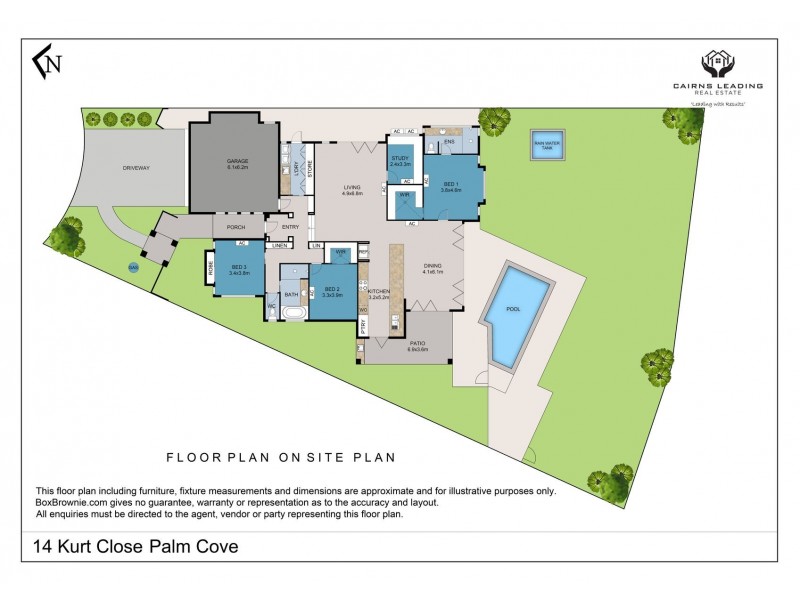 14 Kurt Close, Palm Cove QLD 4879 Floorplan