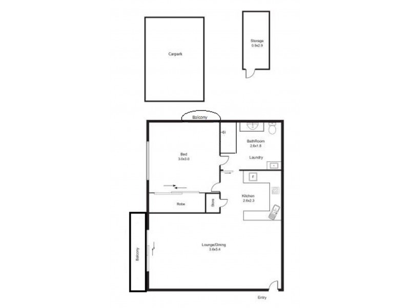 2/55 Minnie Street, Parramatta Park QLD 4870 Floorplan