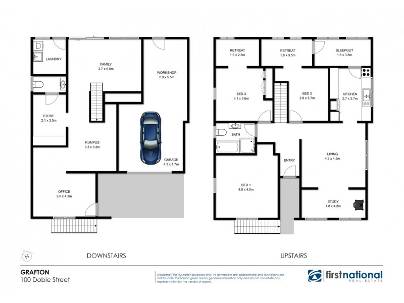100 Dobie Street, Grafton NSW 2460 Floorplan