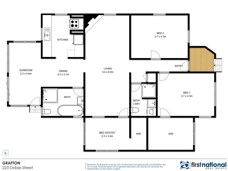 223 Dobie Street, Grafton NSW 2460 Floorplan