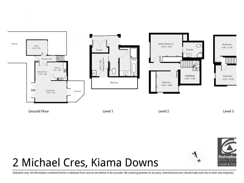 2 Michael Crescent, Kiama Downs NSW 2533 Floorplan