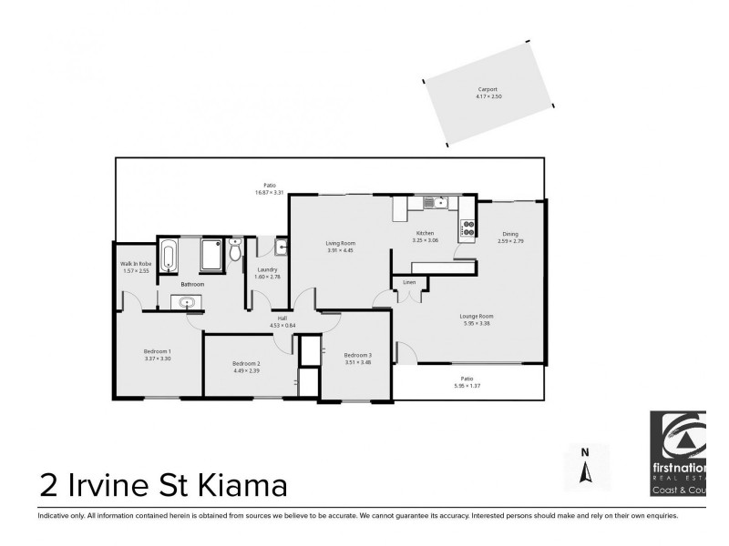 2 Irvine Street, Kiama NSW 2533 Floorplan