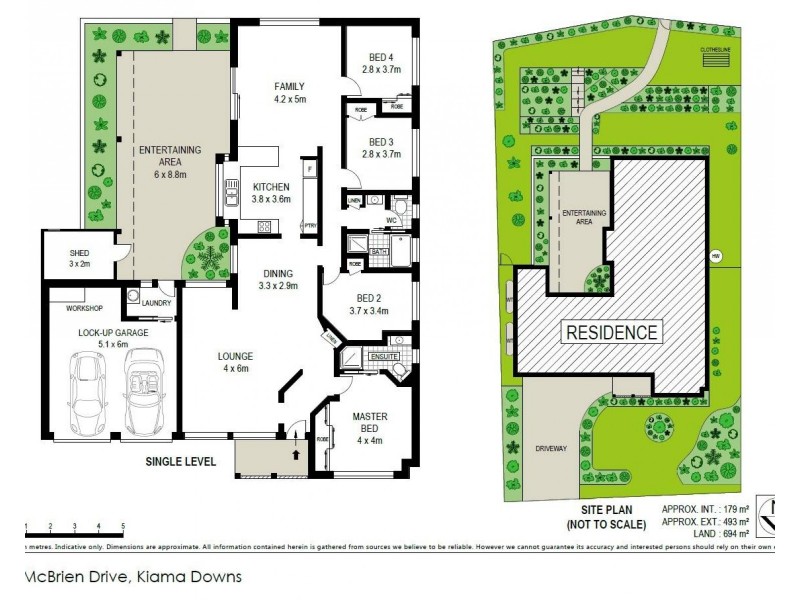 27 McBrien Drive, Kiama Downs NSW 2533 Floorplan