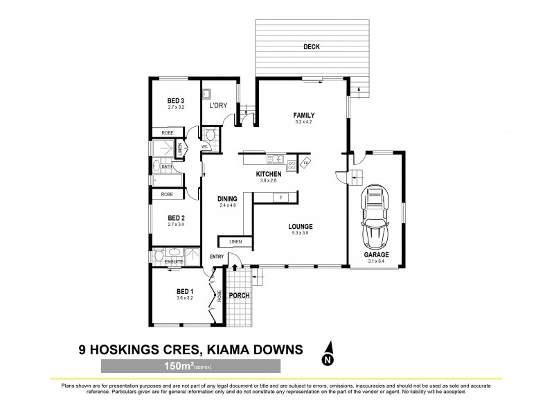 9 Hoskings Crescent, Kiama Downs NSW 2533 Floorplan