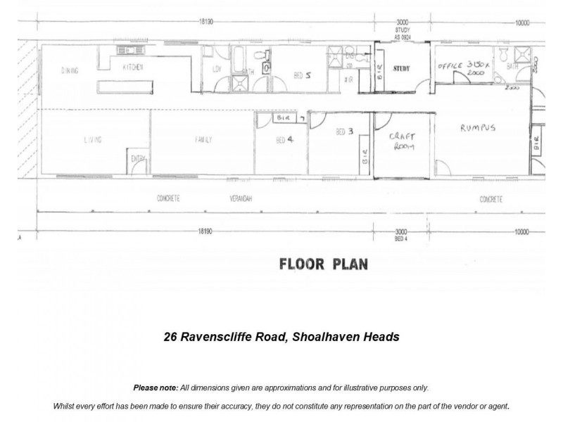 26 Ravenscliffe Road, Shoalhaven Heads NSW 2535 Floorplan