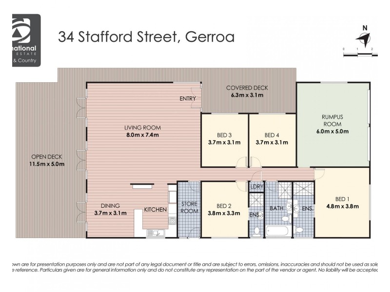 34 Stafford Street, Gerroa NSW 2534 Floorplan