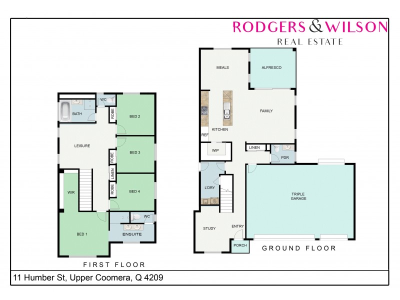 11 Humber St, Upper Coomera QLD 4209 Floorplan