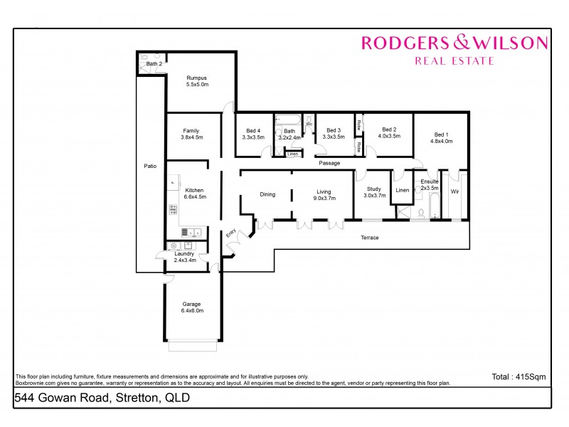 544 Gowan Rd, Stretton QLD 4116 Floorplan