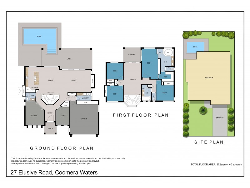 27 ELUSIVE ROAD, Coomera Waters QLD 4209 Floorplan