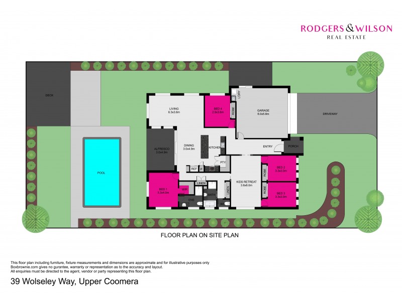 39 Wolseley Way, Upper Coomera QLD 4209 Floorplan