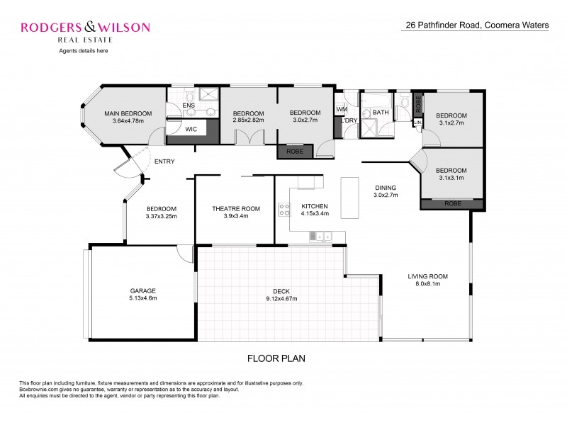 26 Pathfinder Road, Coomera Waters QLD 4209 Floorplan