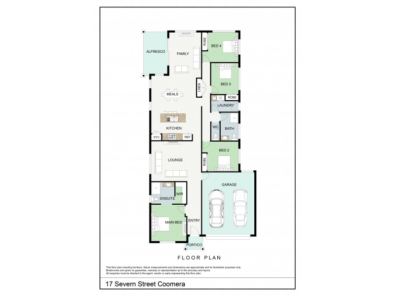 17 Severn Street, Coomera QLD 4209 Floorplan