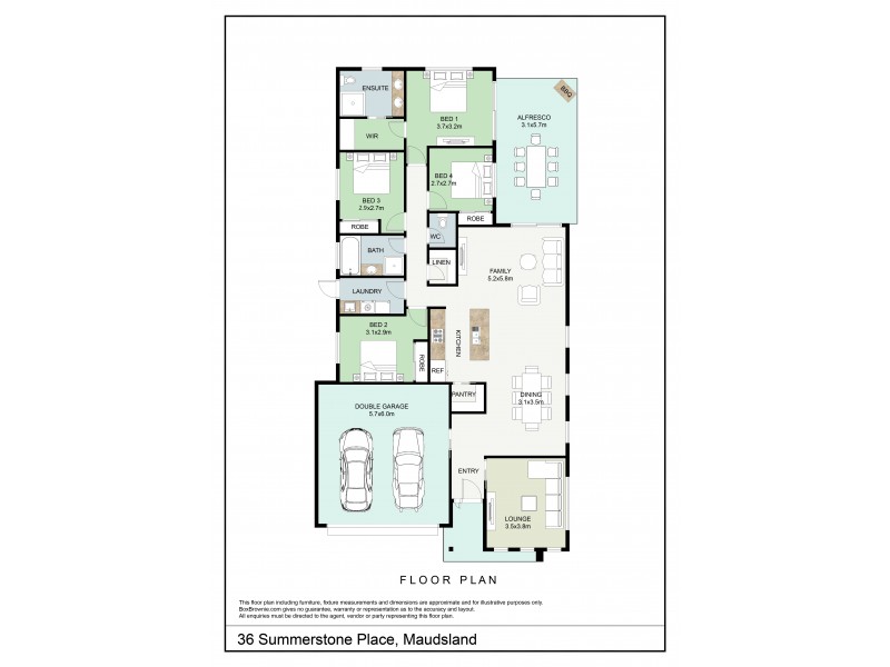 36 Summerstone Place, Maudsland QLD 4210 Floorplan