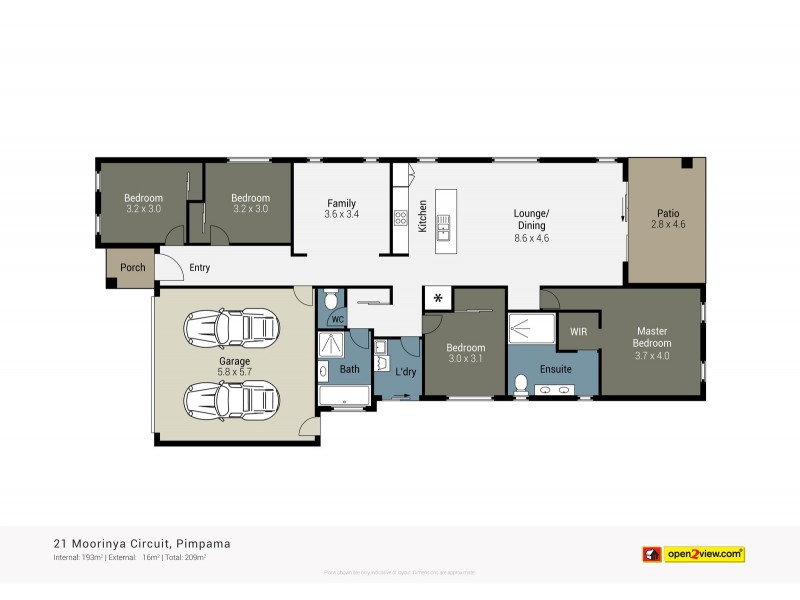 21 Moorinya Circuit, Pimpama QLD 4209 Floorplan