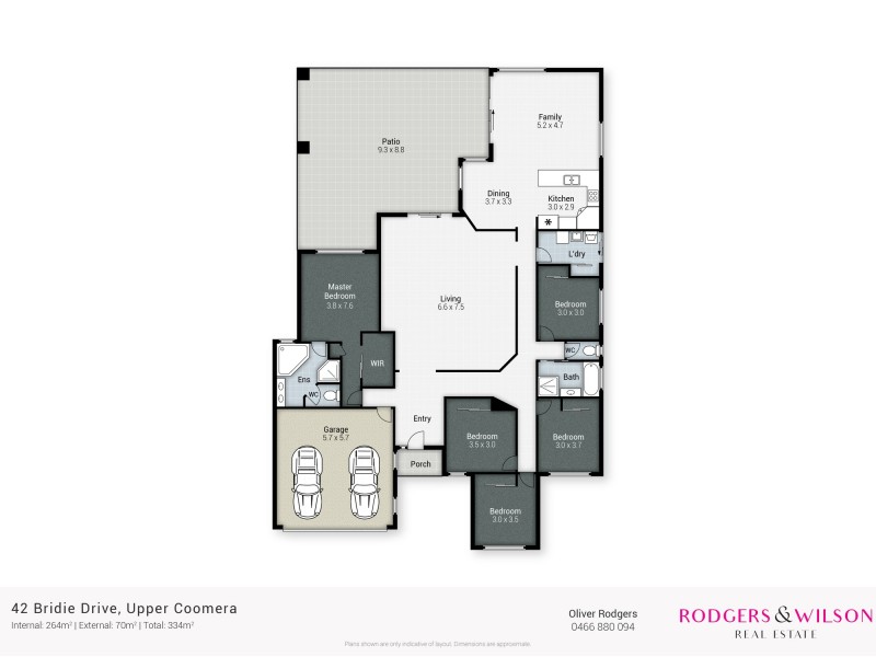 42 Bridie Drive, Upper Coomera QLD 4209 Floorplan
