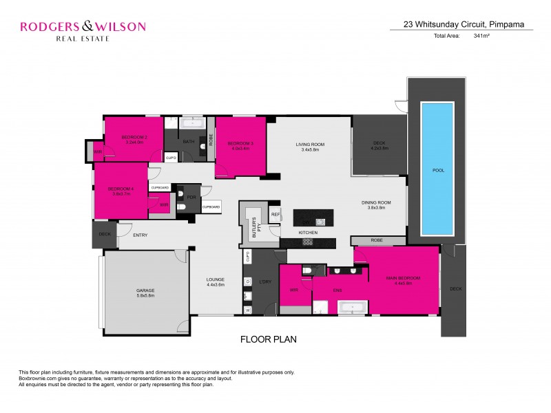 23 Whitsunday Circuit, Pimpama QLD 4209 Floorplan