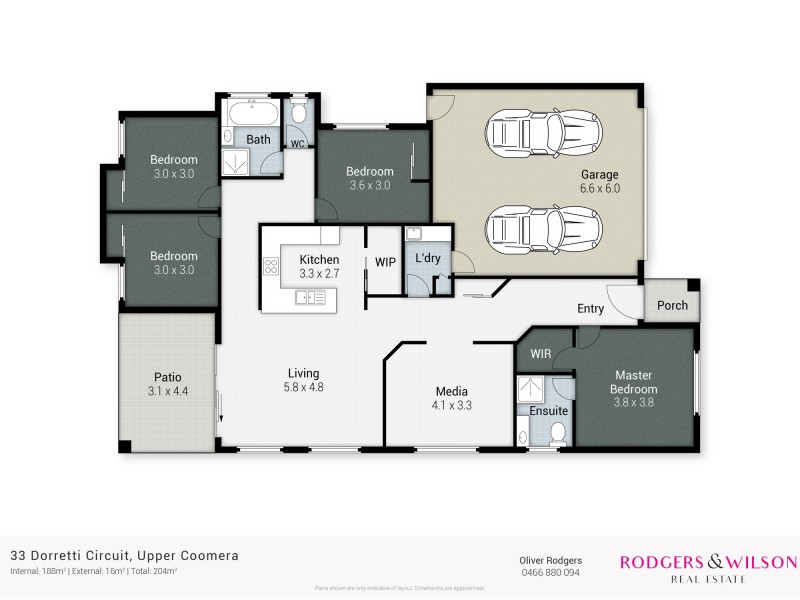 33 Dorretti Circuit, Upper Coomera QLD 4209 Floorplan
