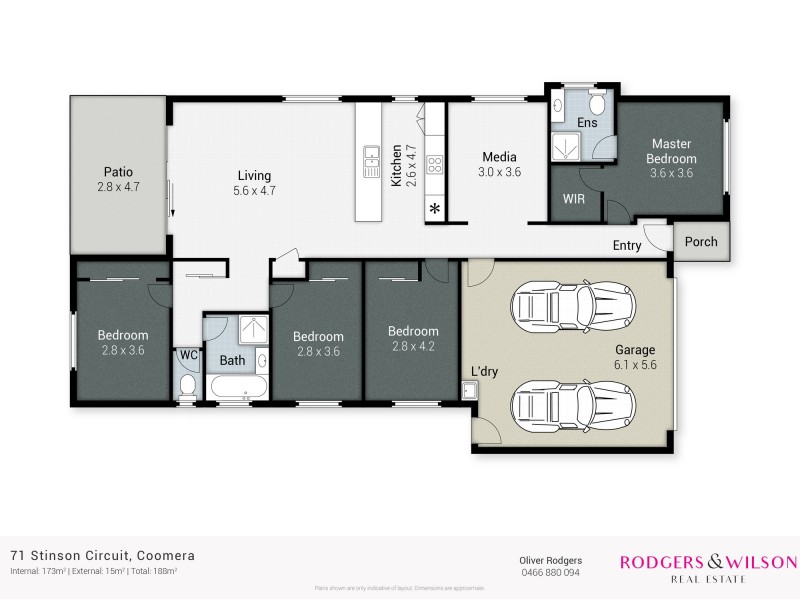 71 Stinson Circuit, Coomera QLD 4209 Floorplan