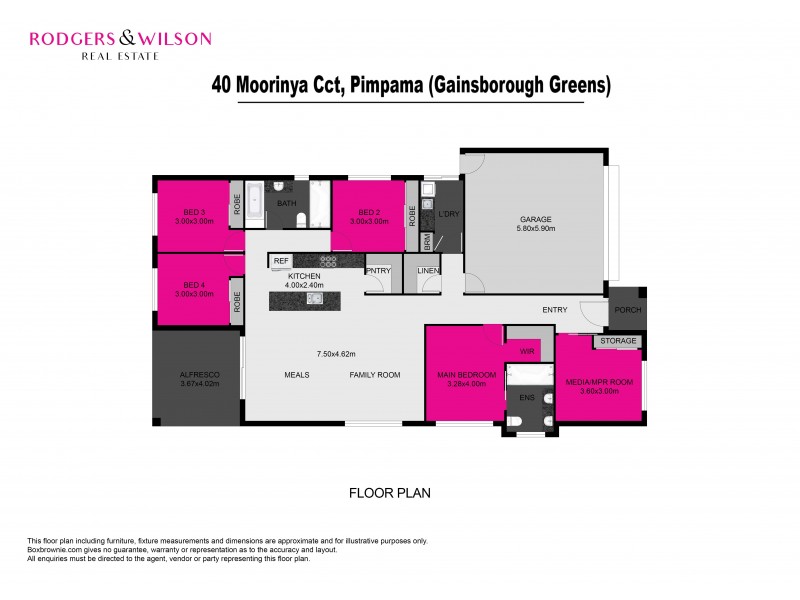 40 Moorinya Circuit, Pimpama QLD 4209 Floorplan