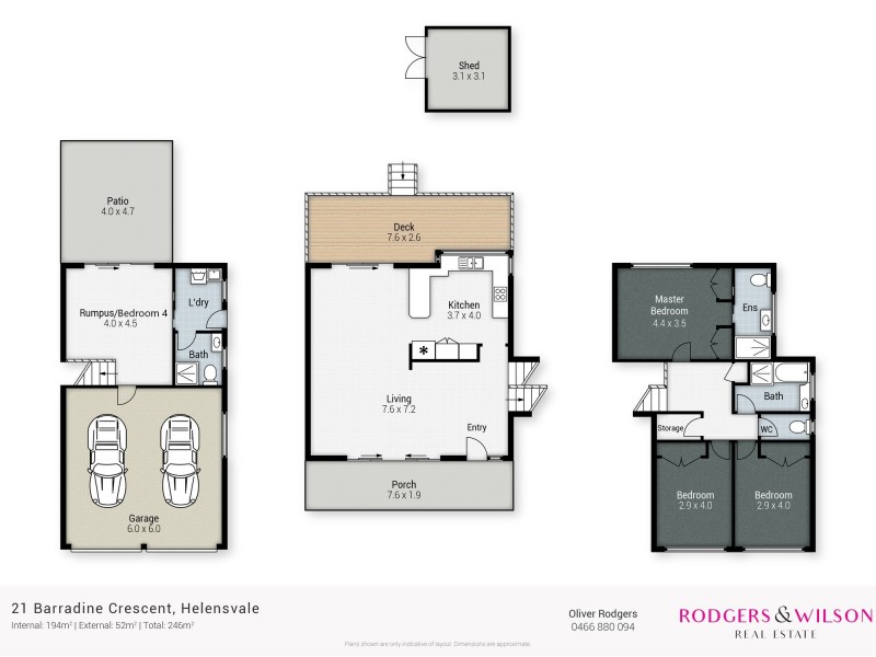 21 Barradine Crescent, Helensvale QLD 4212 Floorplan