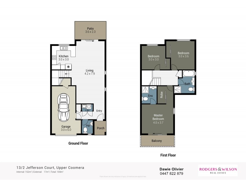 13/2 Jefferson Court, Upper Coomera QLD 4209 Floorplan