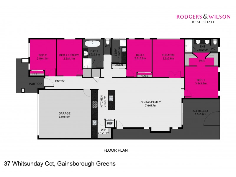 37 Whitsunday Circuit, Pimpama QLD 4209 Floorplan