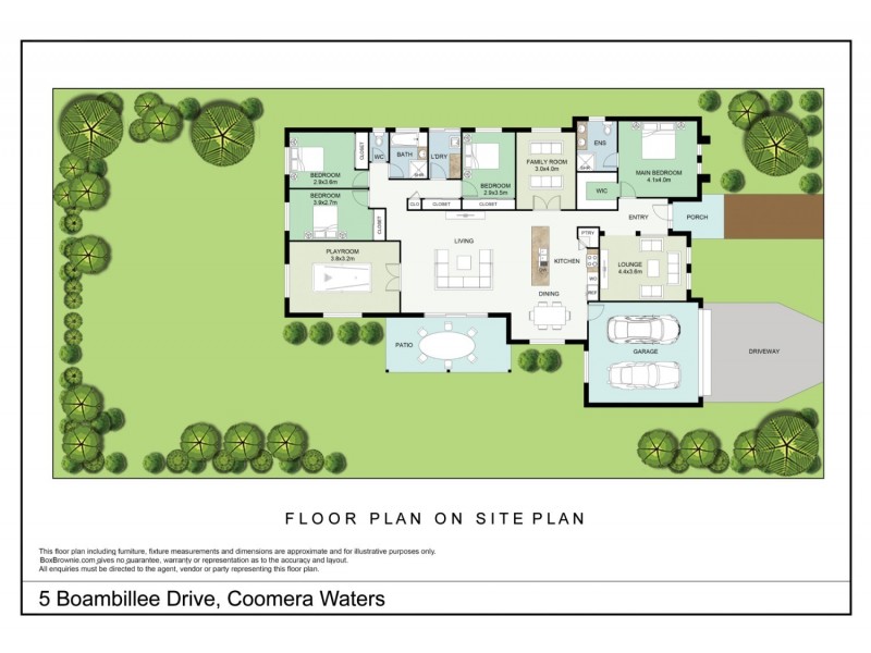 5 Boambillee Drive, Coomera Waters QLD 4209 Floorplan