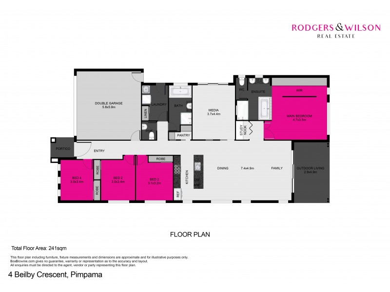 4 Beilby Crescent, Pimpama QLD 4209 Floorplan