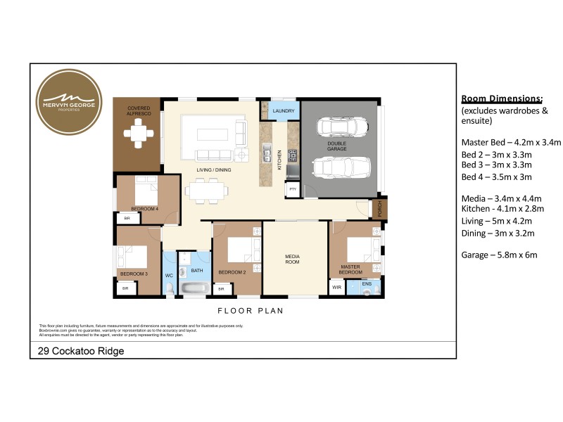 29 Cockatoo Ridge, Aberglasslyn NSW 2320 Floorplan