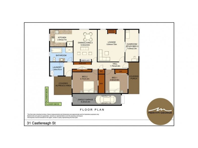 31 Castlereagh St, Singleton NSW 2330 Floorplan