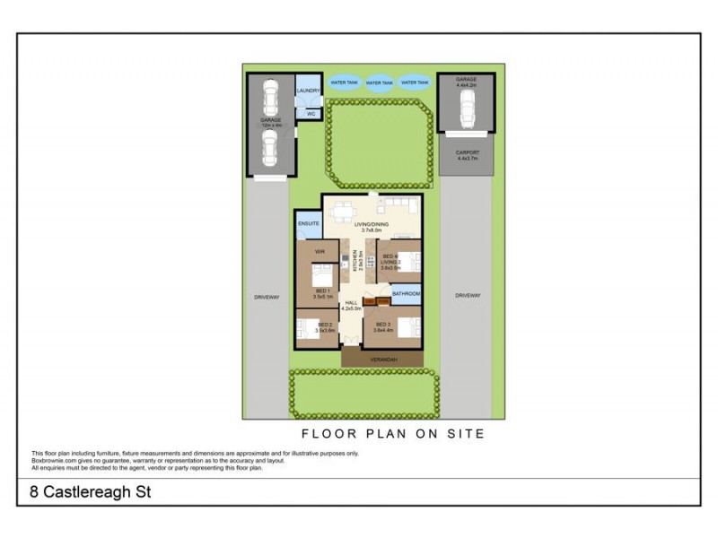8 Castlereagh St, Singleton NSW 2330 Floorplan
