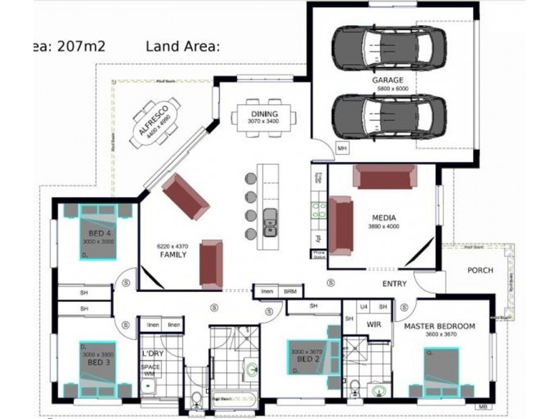 215 Samphire Street, Eli Waters QLD 4655 Floorplan