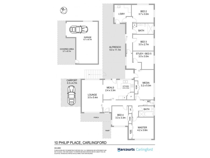 10 Philip Place, Carlingford NSW 2118 Floorplan
